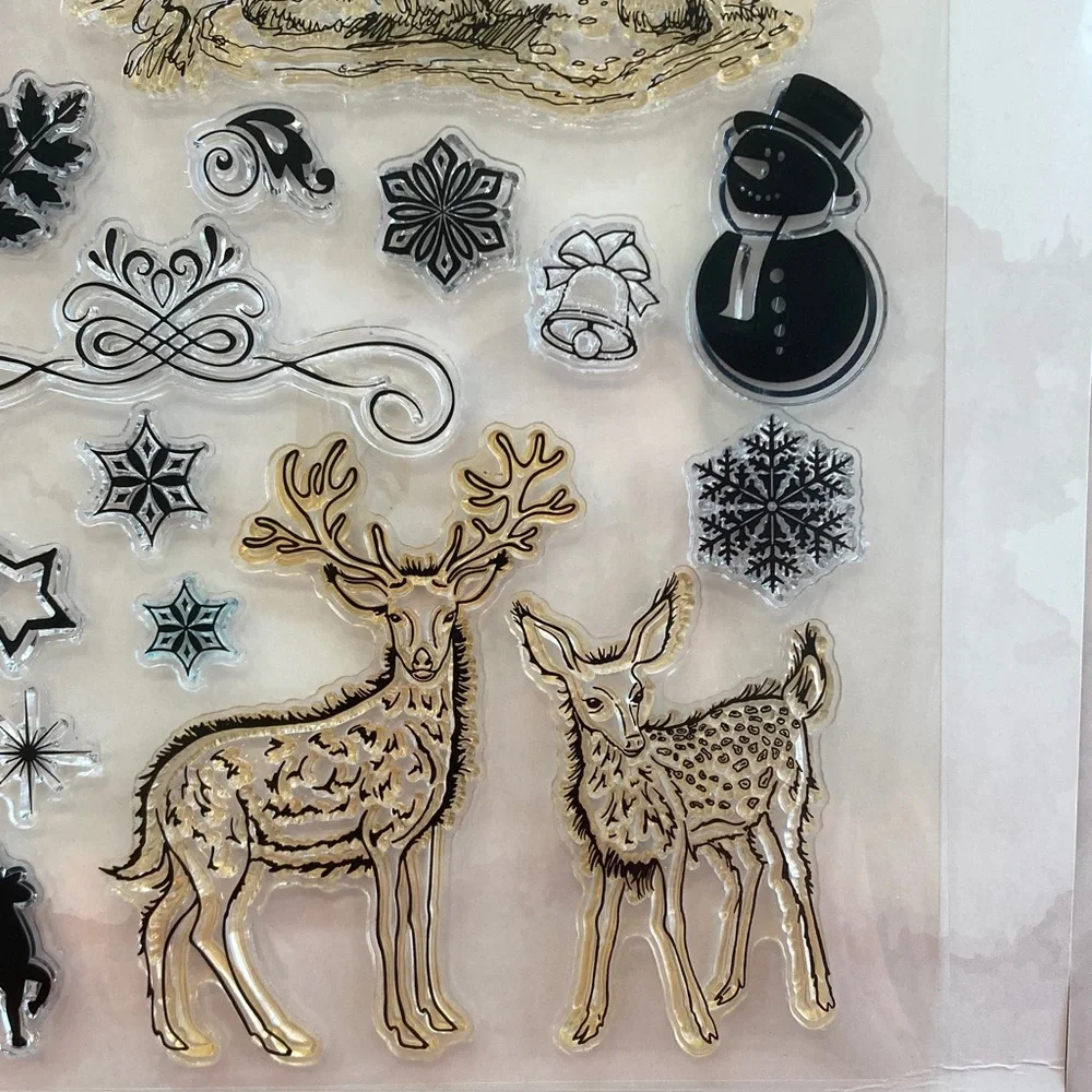 Homemaker Rare Earth Winter Wonderland and Winter Wishes Stamp Sets